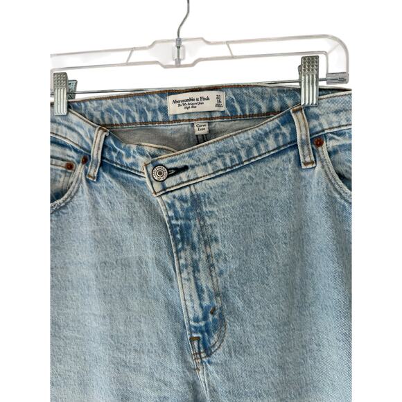 Abercrombie & Fitch Curve Love High Rise The '90s Relaxed Straight Jean Size 16 - Picture 5 of 10